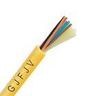 PVC Lszh GJFJV Indoor Fiber Optic Cable High Dense Fiber Packed 4 Core