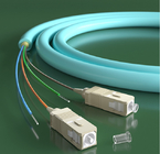YTTX Fiber OM3 4/8/12/24cores 10 Gbe Multimode Plenum Rated Distribution Fiber Optic Cable
