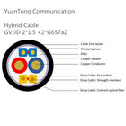 5G Hybrid Composite Cable , TLC CCC Hybrid Copper Fiber Cable
