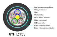 24 Core PE Sheath Direct Buried Fiber Optic Cable GYFTZY53