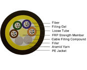 Stranded ADSS Fiber Optic Cable 12 Core All Dielectric Self Supporting