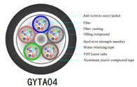 GYTA04 12C Anti Rodent Fiber Optic Cable Metallic Strength Member