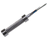 32 Core Opgw Wire , Aerial Above Ground Fiber Optic Cable