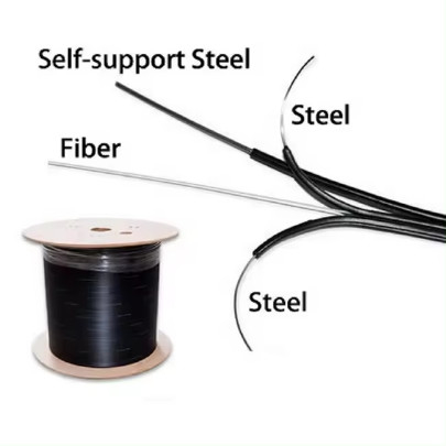 Self-Supporting FTTH Fiber Optic Drop Cable GJYXCH 1/2 Cores Indoor Outdoor