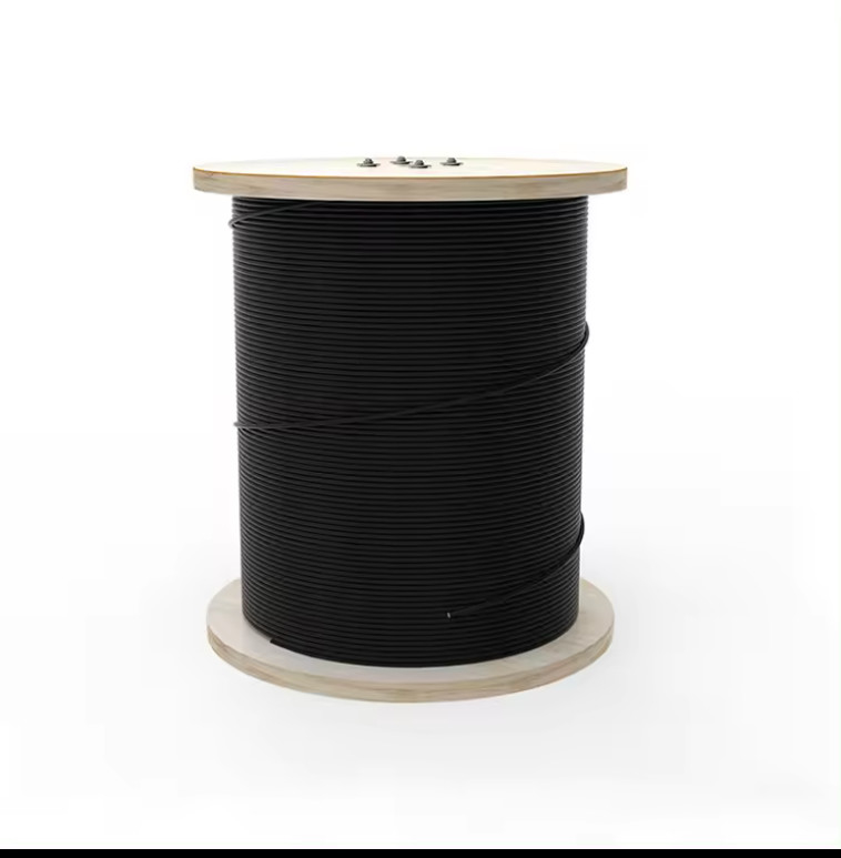 gyfxtc8f Central Loose Tube FRP Messenger Wire 12 Core Figure 8 Fiber Optic Cable