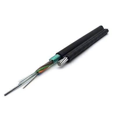 Figure 8 Messenger Wire 12 Cores Fiber Optical Cable Gyxtc8a/S Fiber Optic Cable