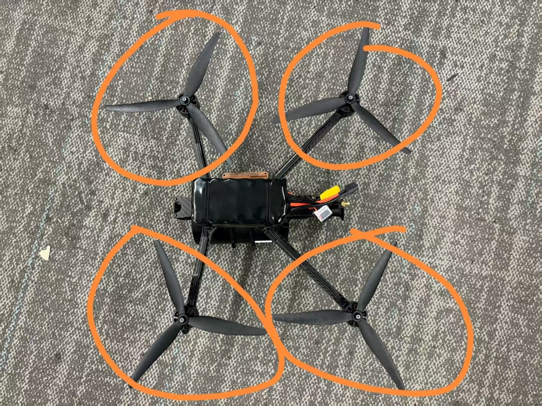 17 inch FPV drone Long Range High Power FPV Racing Drone 12 KG Load Capacity