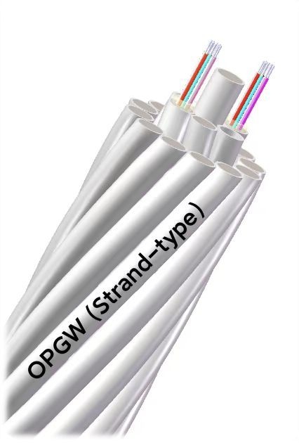 OPGW Fiber Optic Cable 4-48 Core Single-mode Multimode for Power Systems