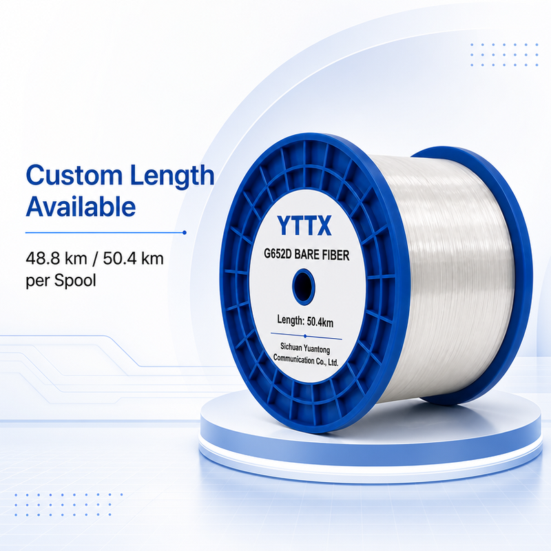 G.652D G652D  48.8km 50.4KM 60.4km per spool  famous brand FIBERHOME ZTT YOFC HENGTONG ETC.