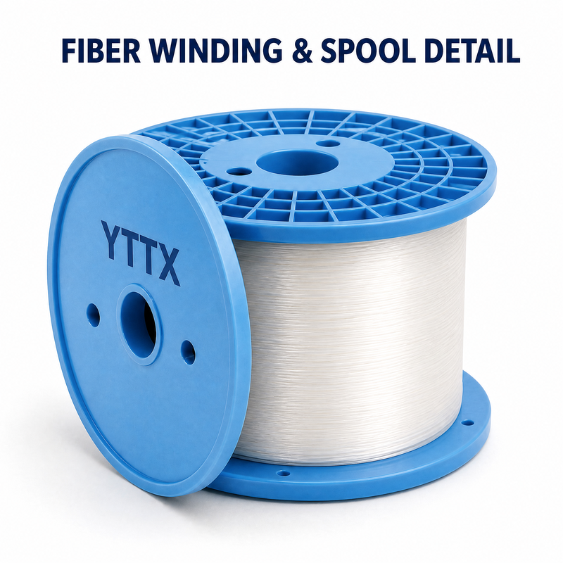 FPV Fiber SM fiber G657A1 50/60KM  Tensile 60-70N Ultra-low loss attu