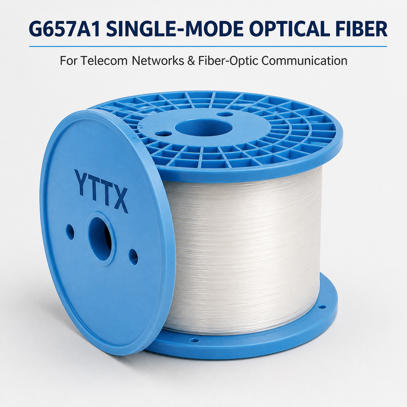 FPV Fiber SM fiber G657A1 50/60KM  Tensile 60-70N Ultra-low loss attu