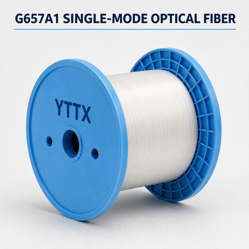 FPV Fiber SM fiber G657A1 50/60KM  Tensile 60-70N Ultra-low loss attu