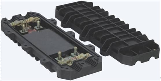 Waterproof FTTH 48 Core Fiber Splice Enclosure Box Wall Type
