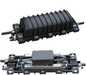 Waterproof FTTH 48 Core Fiber Splice Enclosure Box Wall Type