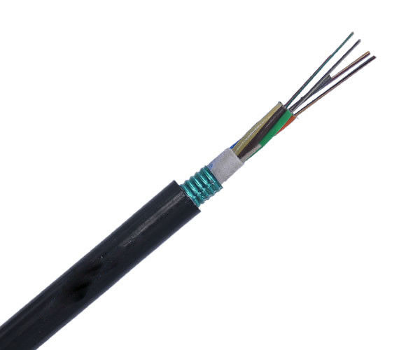 GYTS Direct Bury Fiber Optic Cable , 12-72 Outdoor Armored Fiber Optic Cable