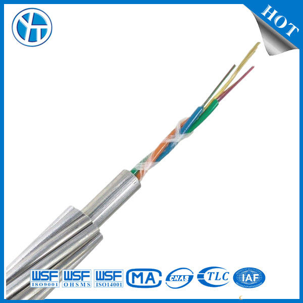 Power Communication Opgw Adss Cable , 24 Core Optical Power Ground Wire