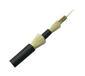 72 Core Aerial 150m Fiber Optic Cable , ADSS Outdoor Communication Fiber Optic Cable