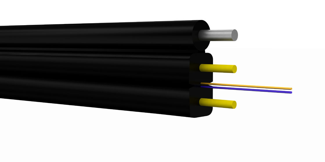 G657a2 Non Metallic Frp Outdoor FTTH Drop Cable 1 Core