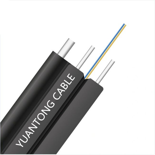 4 Core Frp Outdoor FTTH Drop Cable Aramid Yarn Non Metallic