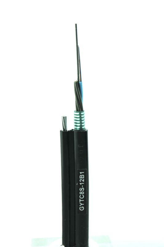 Armored 500 Ft Fiber Optic Cable Outdoor , GYTC8S Communication Fiber Optic Cable