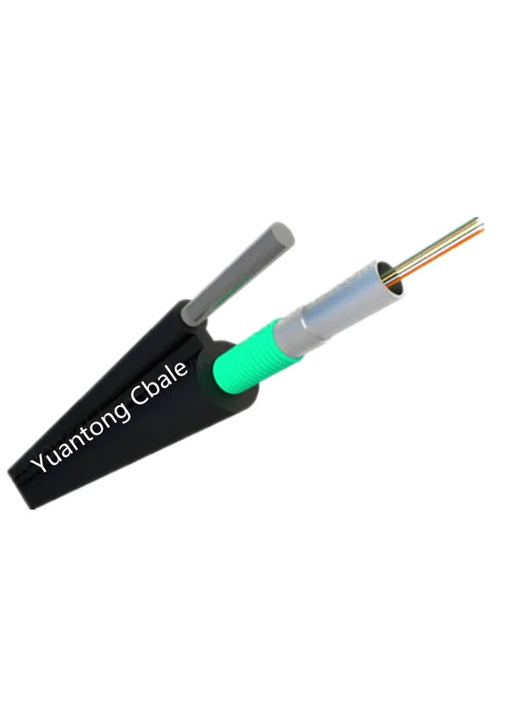 G652D Self Supporting Fiber Optic Cable , GYFTC8S ROSH 24 Fibers Figure Eight Cable