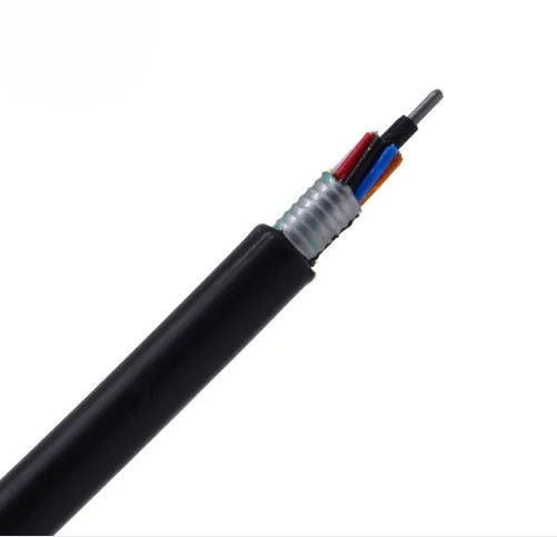 ROSH 12 Core Outdoor Armored Fiber Optic Cable GYTA For Overhead