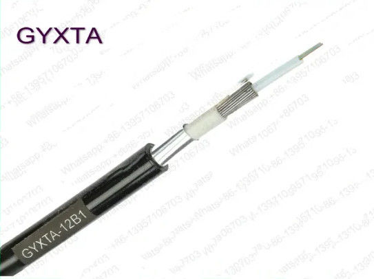 Gel Filled 12 Core Single Mode Armoured Fiber Optic Cable GYXTA