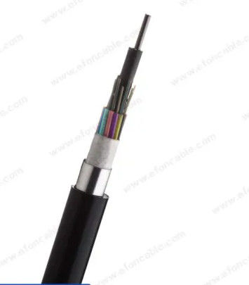24 Core Outdoor Armored Fiber Optic Cable Flame Retardant GYTZA33
