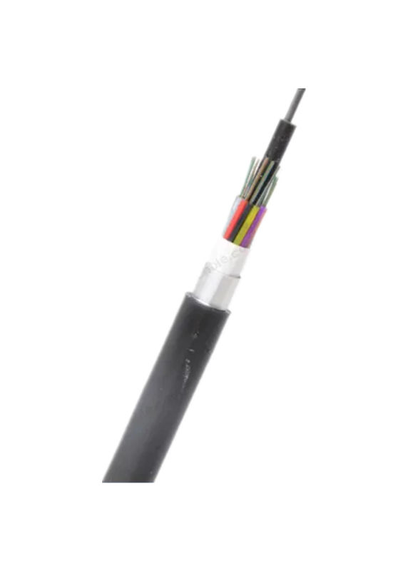 GYTA33 G652D Outdoor Armored Fiber Optic Cable 48 Core Single Steel Wire