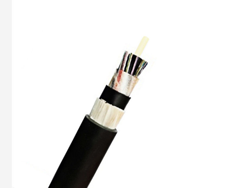 GYFTY63 48 Core Outdoor Armored Fiber Optic Cable Longitudinal Steel Tape