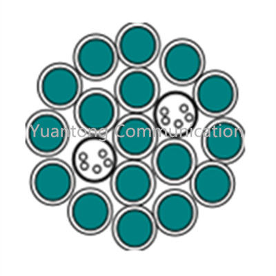 Stranding Loose Tube OPGW Fiber Optic Cable 96 Core 657A1 G655C