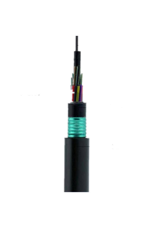 ISO Pipeline Laying Direct Buried Fiber Optic Cable 24 Core GYTZY53