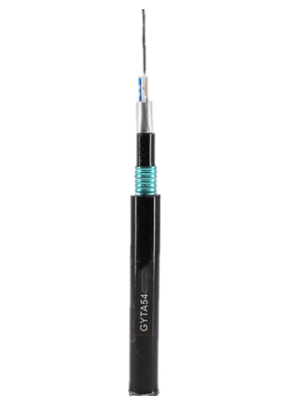 48 Core Direct Burial Single Mode Fiber Cable , GYTA54 Outside Plant Fiber Optic Cable