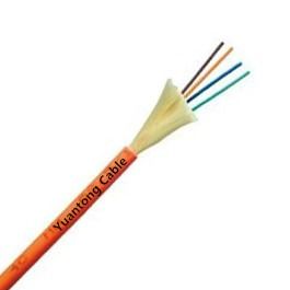 Indoor Round 12 Core Fiber Optic Cable , G657A2 PVC GJFJV Tight Buffer Cable