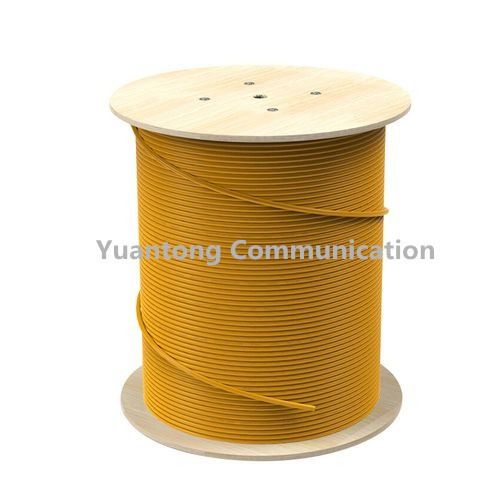 PVC Lszh GJFJV Indoor Fiber Optic Cable High Dense Fiber Packed 4 Core