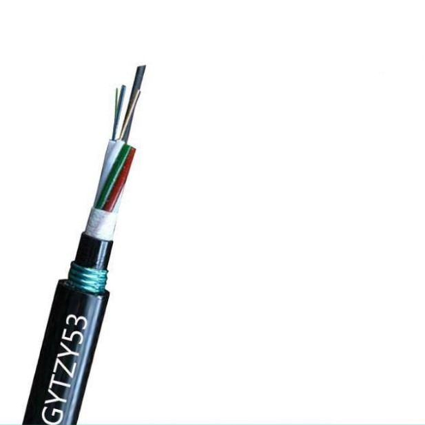 ISO Pipeline Laying Direct Buried Fiber Optic Cable 24 Core GYTZY53