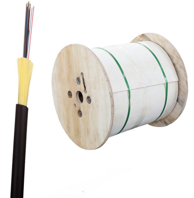 TPU GJYFJU Indoor Fiber Optic Cable 12 Core With Tight Buffe Aramid Yarn