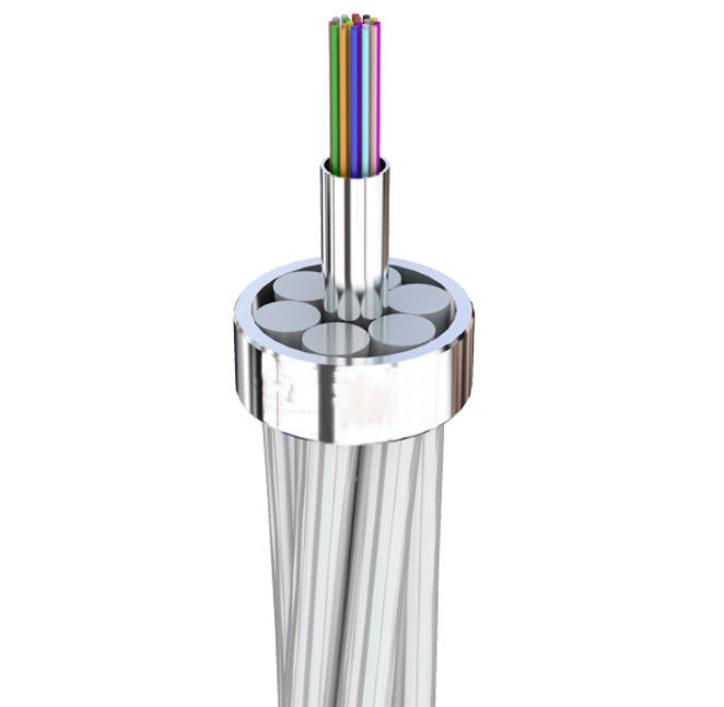 Ground Wire 30 Core OPGW Fiber Optic Cable Overhead Aerial Use