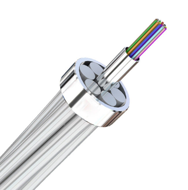 Ground Wire 30 Core OPGW Fiber Optic Cable Overhead Aerial Use