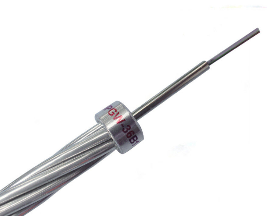 36 Core Single Mode Uni-Tube OPGW Fiber Optic Cable For Aerial