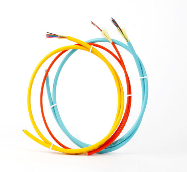 GJFJV 48 Core Distribution Fiber Optic Cable Multicore Non Armoured Aramid Yarn