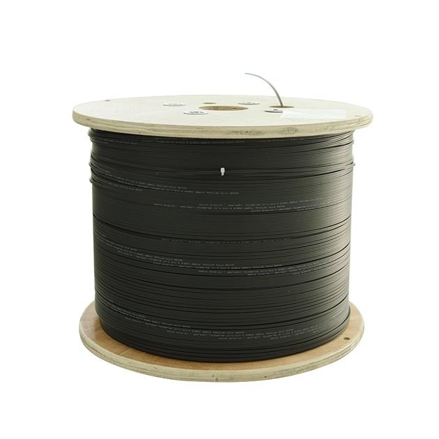 A2 Flat Fiber Optic Indoor FTTH Drop Cable G652D G657a1 1-12 Core