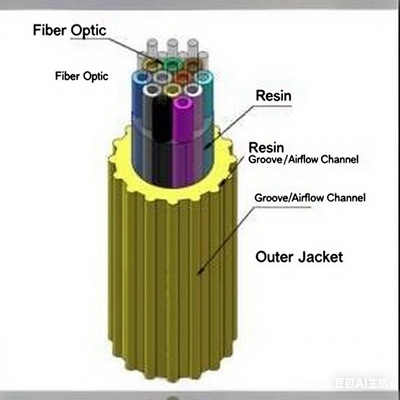 EPFU High-Performance Air Blown Micro Cable for Communication
