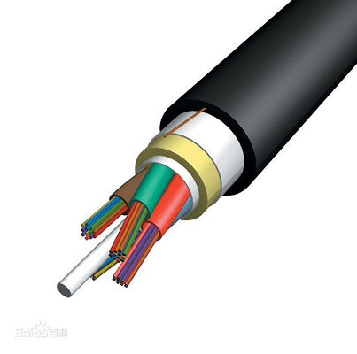 Outdoor Communication ADSS Fiber Optic Cable Double Layer 144 Core For Aerial
