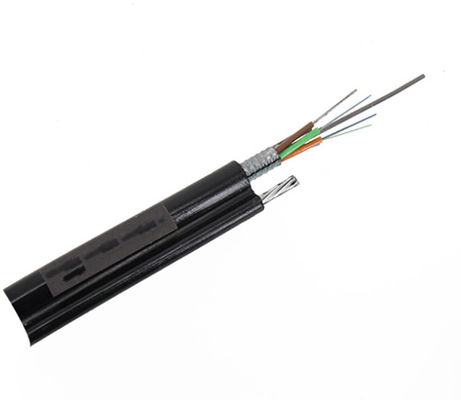 HDPE Steel Armored Fiber Optic Cable , GYTC8S 48 Pair Fiber Optic Cable