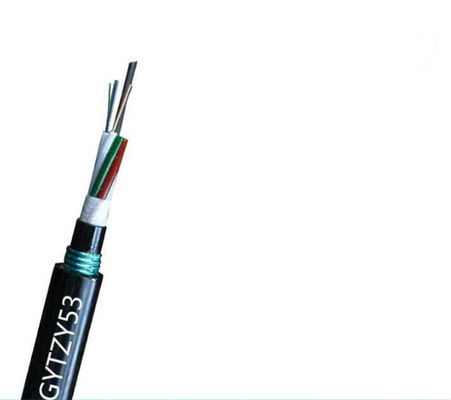 G652D Armored Direct Buried Fiber Optic Cable 12 Core GYTZY53