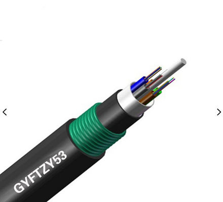 Armored Fire Retardant Cable , GYFTZY53 48 Core Fiber Optic Cable